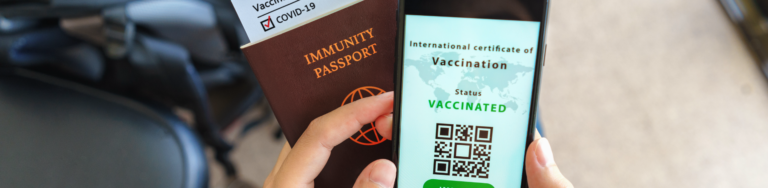 Passport and Vaccination Green Cert